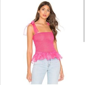 Amanda Upichard Smocked Top Size XS